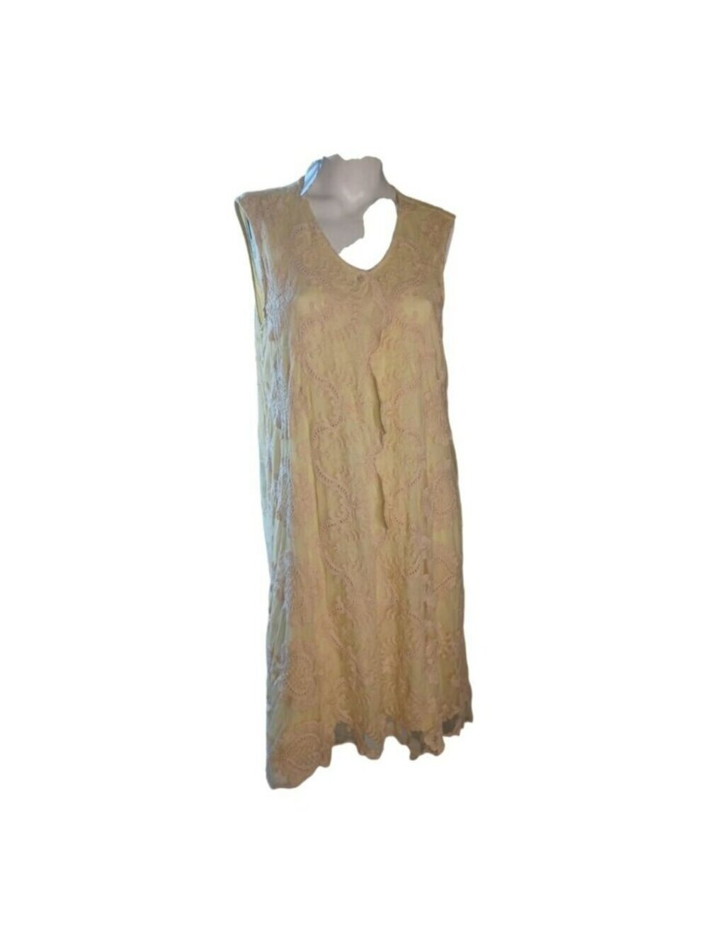 April Cornell loungeware long vest lace NWT
